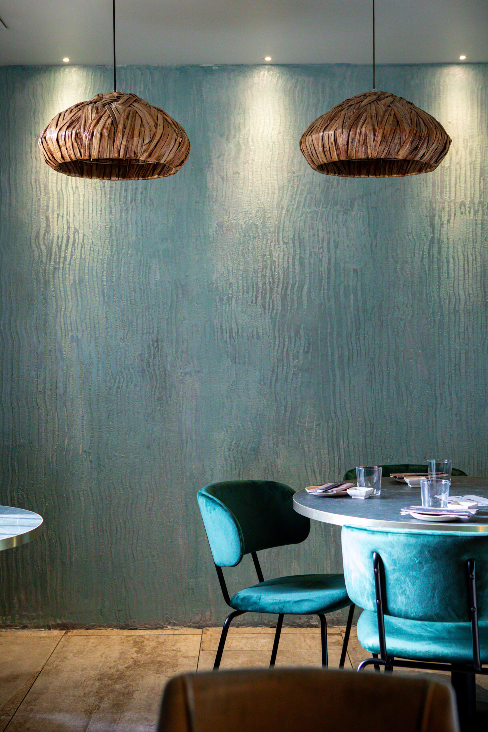 Interior of Shabu restaurant in Lecco